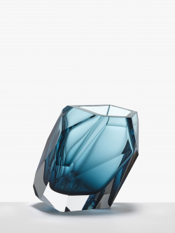 crystal rock vase