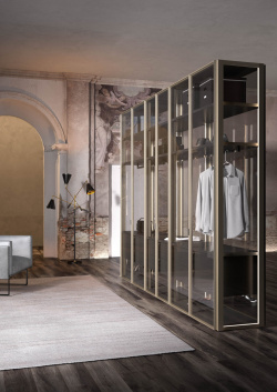 ALBED_CABARM_FREESTND_SOLO_product_walk-in_closet_champagne_profile_trasparent_glass