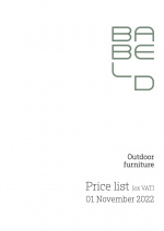BABEL D pricelist 2022 Nov incl News